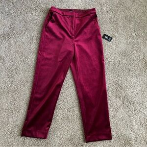 Women's Burgundy Pants